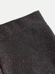 Teen Girls' Knitted Flared Pants With Lurex Thread - Multicolor - View 4