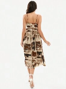 GENKIRA Vestido Camisola Estampado Al Azar - Multicolor - Ver 2