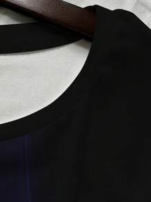 Manfinity LEGND Men's Printed Slim Fit T-shirt - Purple - View 4