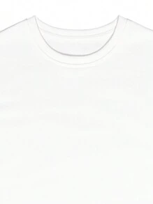 男士新年印花t恤 - 白色 - 查看 3