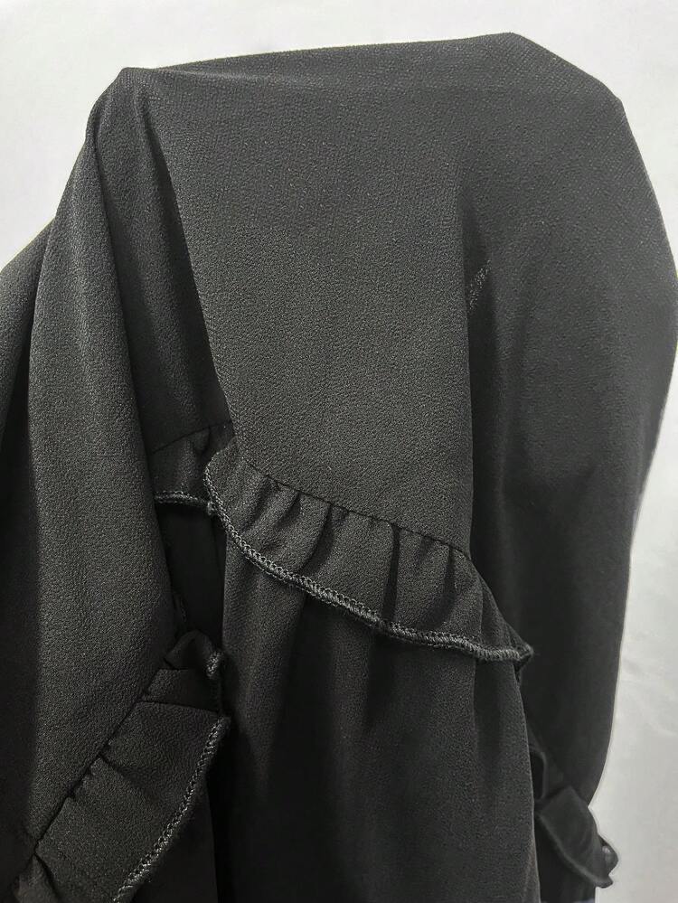Solid Color Off Shoulder Top And Skirt Set