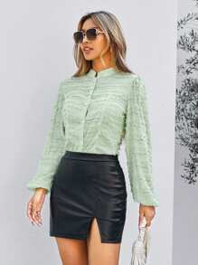 Aveloria Women'S Jacquard Long Sleeve Shirt