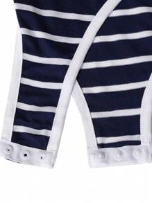 RueChic Striped Scoop Neck Bodysuit - Black - View 4