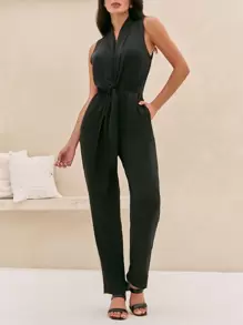 SHEIN Monos Para Mujeres - Negro - Ver 5