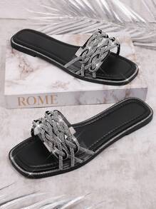 SHUZIA Women'S Flat Sandals - Black - View 2