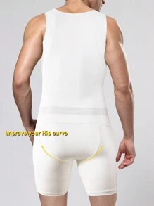 Männer Shapewear Set Inklusive Taillenformer Und Lange Bein Boxer Briefs Mit Buchstaben Bedrucktem Band
