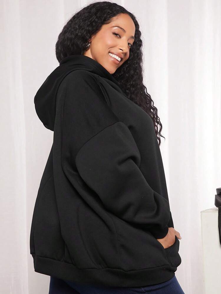 Plus Size Printed Sweatshirt Winter Fall Autumn
