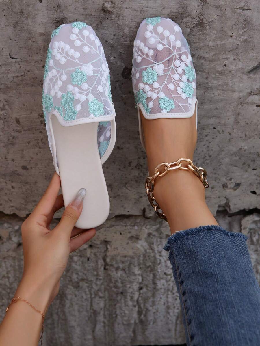 Của phụ nữ Pointed Toe Dép đi trong nhà , Xuân/Hạ/Thu Hàng mới đến , Giải trí Sang trọng Phong cách - Nhiều màu - Xem 1