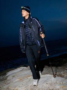 In My Nature Chaqueta Para Mujer De Softshell Para Exteriores Y Con Aislamiento - Negro - Ver 7