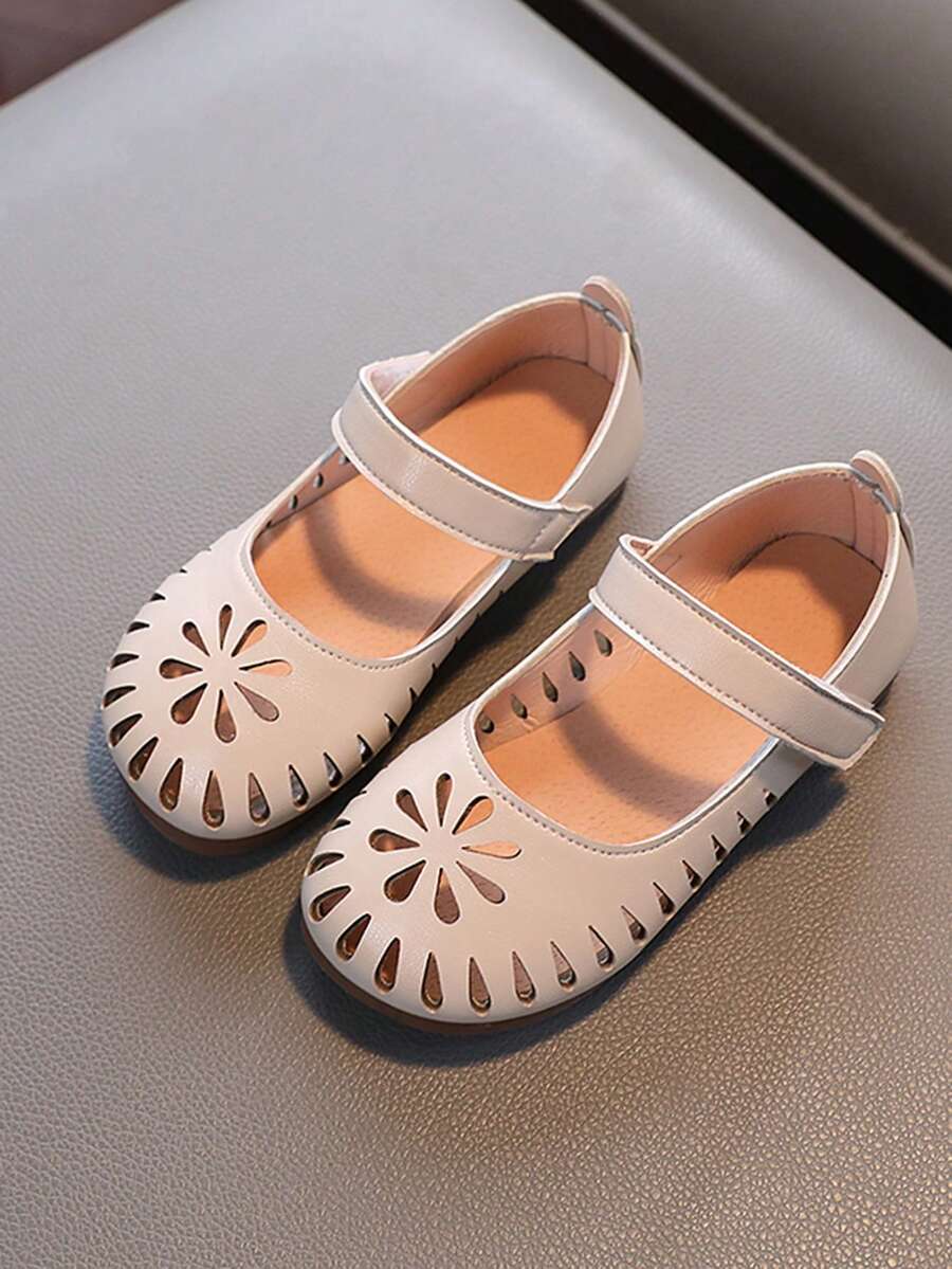 Infant Girls' Comfortable Flat Shoes, Fashionable And - Beige - View 1