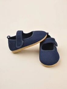 Boys' Blue Mesh Fashionable Classic Cool Simple Strap Comfortable Toe Wrap Casual Flat Shoes - Navy Blue - View 3