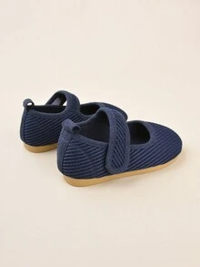 Boys' Blue Mesh Fashionable Classic Cool Simple Strap Comfortable Toe Wrap Casual Flat Shoes - Navy Blue - View 4