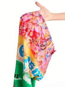 SHEINNeu Pantalones De Mujer Con Gráficos De Personajes De Dibujos Animados De Kidcore - Multicolor - Ver 7