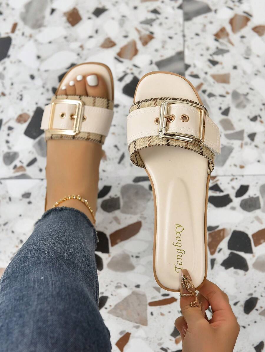 Women's Flat Sandals, New Arrival, Comfortable And Versatile, Beach Wear, Plus Size,Spring Summer Outfits