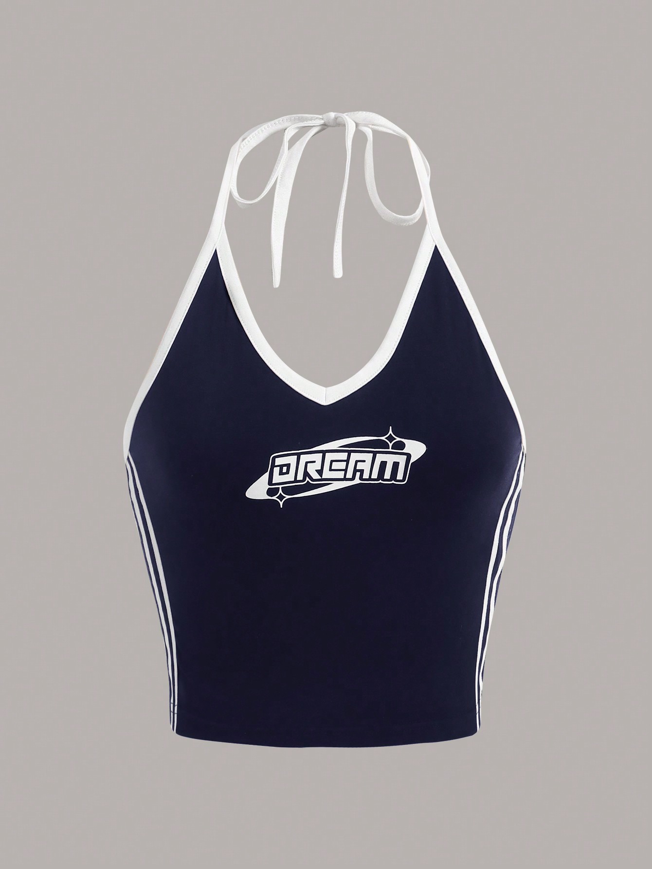 Halter neck motorcycle top