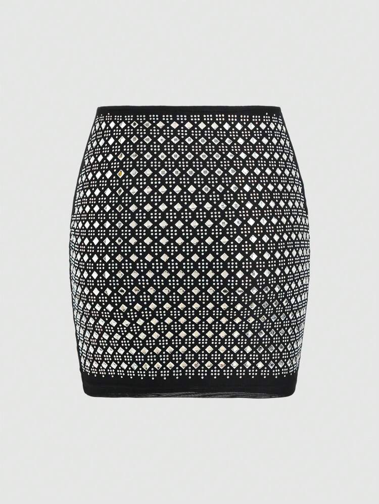 Women'S Geometric Print Skirt