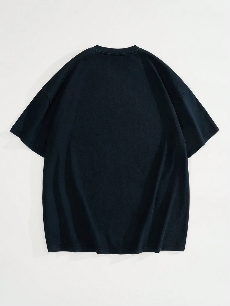 Floral Angel Print Casual T-shirt