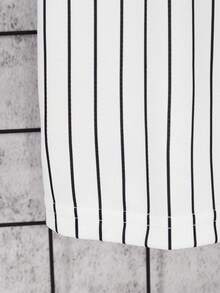 SHEIN 2pcs/Set Boys' Classic Casual Short Sleeve T-Shirt - Multicolor - View 5