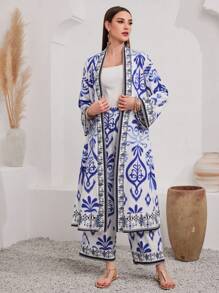 Seusyu Women'S Printed 2pcs/Set Outfit - Multicolor - View 6