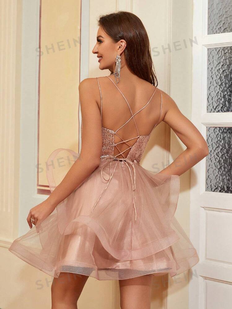 Shein pearl dress store