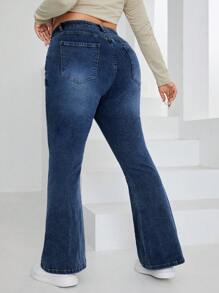 Flexra Flare Jeans Für Damen In Übergröße