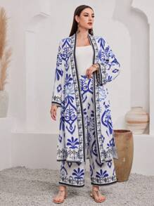 Seusyu Women'S Printed 2pcs/Set Outfit - Multicolor - View 4