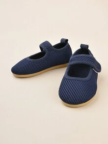 Boys' Blue Mesh Fashionable Classic Cool Simple Strap Comfortable Toe Wrap Casual Flat Shoes - Navy Blue - View 1