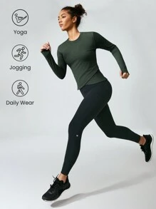 GLOWMODE 勝利運動風交叉抓毛運動t恤 - 羽衣甘藍 - 查看 5