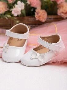 Cute Princess Party Style Butterfly Ballet Flat Shoes For Infant & Toddler