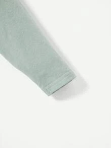 Cozy Pixies Baby Girls' Knitted Soft And Comfortable Three-piece Set With Polka Dot Patterned Long Pants And Flower Embroidered Cuffs - Pink - View 7