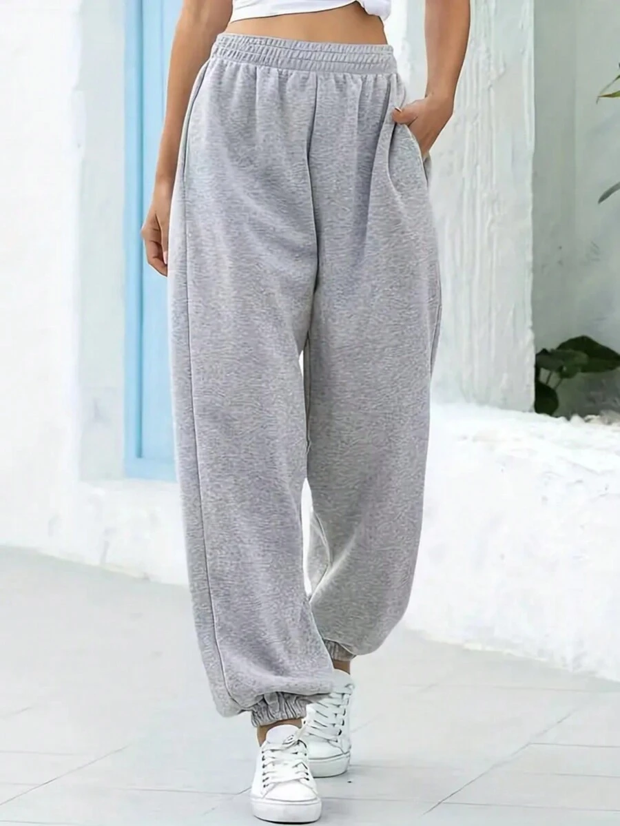 Jogginghose Für Damen - Grau - Übersicht 1