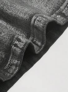 SHEIN MOD Jeans acampanados lavados de talla grande