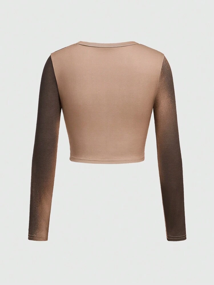 Women's Character & Letter Print T-Shirt