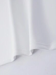 Manfinity LEGND 男士拼色口号图案印花短袖 T 恤，休闲，男友礼物