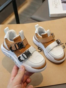 Kids' Colorblock Sporty Sneakers - Yellow - View 3