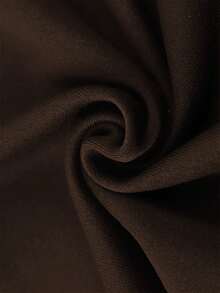 Lỏng lẻo phù hợp Nam Mắt & Slogan In Áo thun - Cà phê nâu - Xem 4