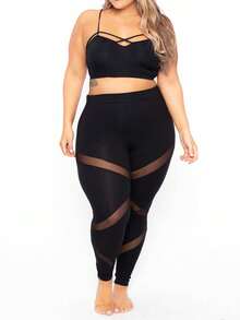 Kích thước lớn Lưới Xà cạp - màu đen - Xem 4