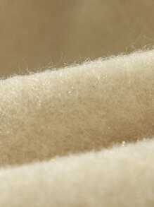 SHEIN EZwear 女士自由女神印花圓領運動衫 - 米色 - 查看 6