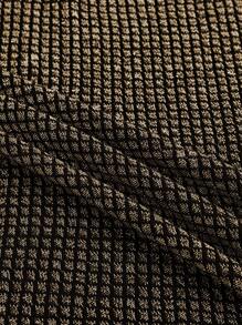 SHEIN ICON 垂坠领紧身连帽连衣裙