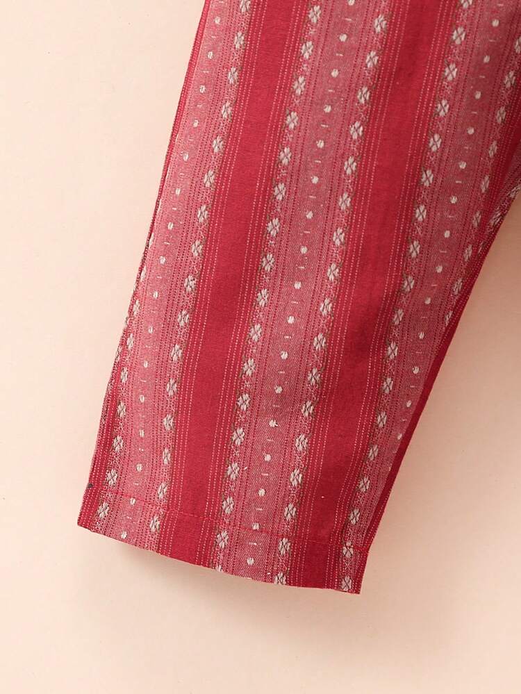 Ramadan Holiday Baby Girls' Multicolor Striped Jumpsuit With Straps