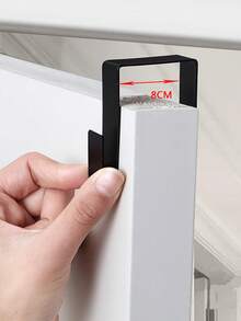 ROMWE 1pc Black Multiple Layer Hat Organizer Hook - Black - View 4