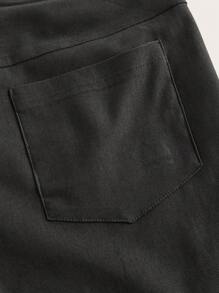 In My Nature 女士戶外壓力褲 - 墨綠色 - 查看 4