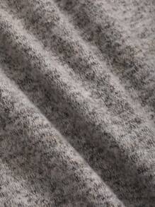 DAZY 女士长袖修身T恤和抽绳长裤套装，秋冬家居服两件套