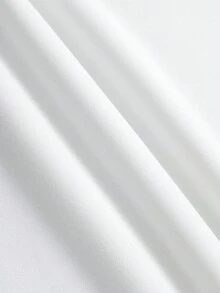 SHEIN EZwear Cheers Happy New Year Letter Print Round Neck Loose Fit Long Sleeve Sweatshirt - White - View 6