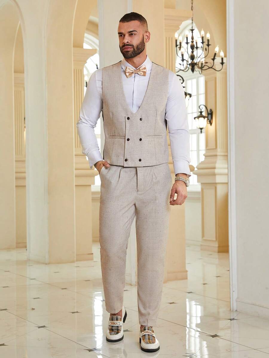 Calvornis Nam Kích thước lớn Bộ đồ - Màu be - Xem 1