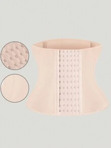 大碼女士實色腰帶 - 杏色 - 查看 1