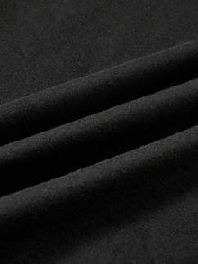 織印骷髏＆撲克花紋青少年短袖休閒t恤衫,適用於夏季 - 黑色 - 查看 6