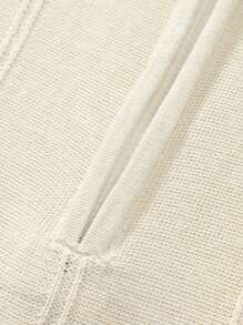 Manfinity Mode Men'S Solid Color Knitted Top - Apricot - View 5