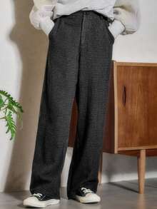 FRIFUL Ladies' Plaid Pants - Black - View 6