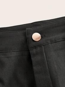 In My Nature 女士戶外壓力褲 - 墨綠色 - 查看 5